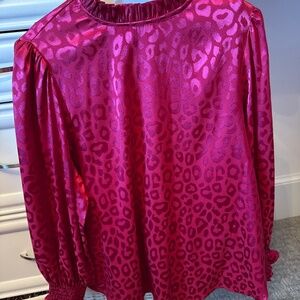 Jodifl skirt set size S red long sleeve top